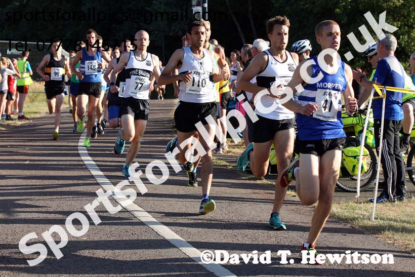 Senior mens 2018 Sunderland 5k Road Race, Silksworth, Sunderland. Photo: David T. Hewitson/Sports for All Pics